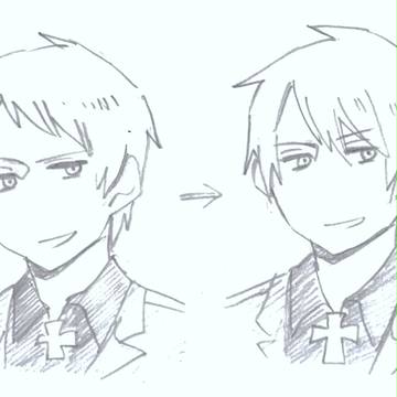【ギルエリ】ギルちゃんの前髪が伸びたようです