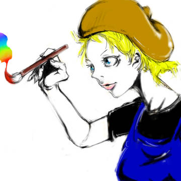 落書きシリーズ「イラストレーター」