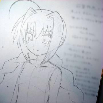 ヴィータちゃんの色紙描かせて頂きました。