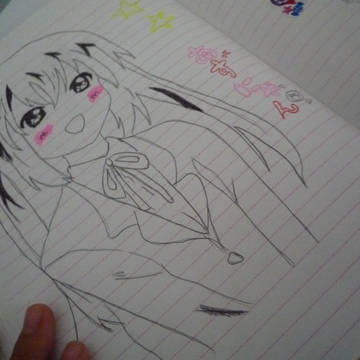 あずにゃん描いてみた(*´ω｀*)