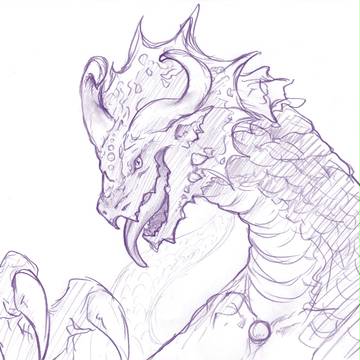 【ラクガキ】リアルにしてみた。ら。【擬竜化】