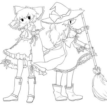 れいまり線画