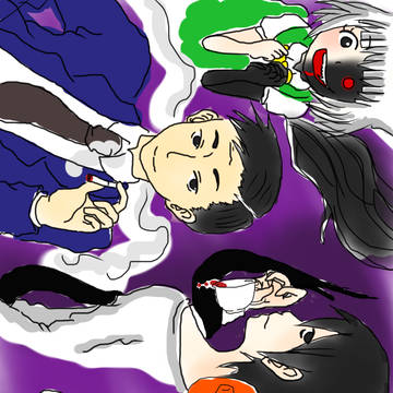 落書き四人組