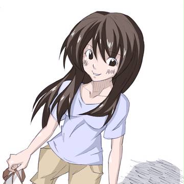 素足がキュートな女子