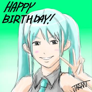 ミクさんおめでとう