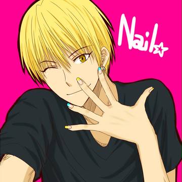 黒バスネイル系男子