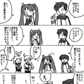 ミクさん誕生日