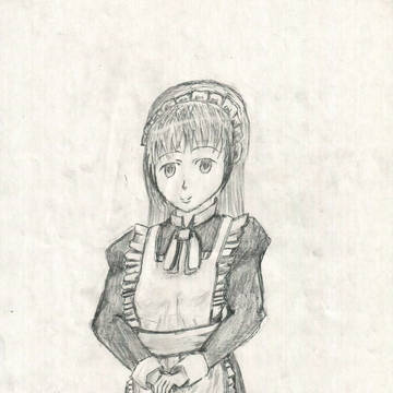 お淑やかな感じのメイドさん