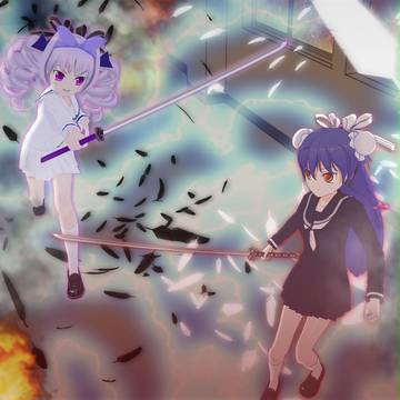 Sword Fight in a Burning School