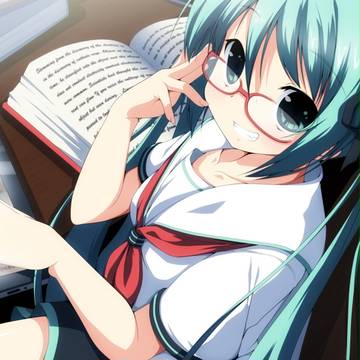 miku×Glasses