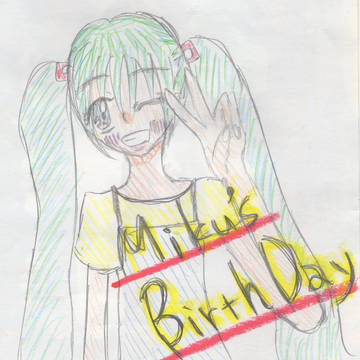 ＭＩＫＵ’ｓ　ＢＩＲＴＨ　ＤＡＹ（あげなおし)