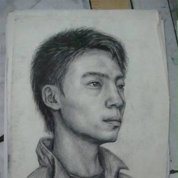 青年男子肖像画