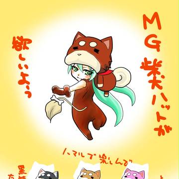 MG柴犬ハットゲットできましたー(*^ワ^*)