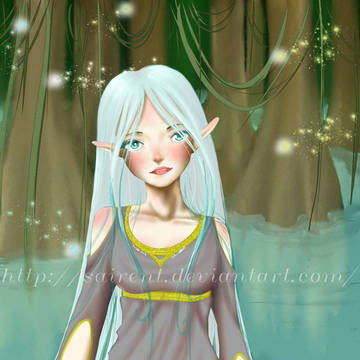 lily in the water