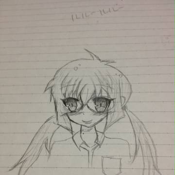 蘭ヌちゃん 初描き。