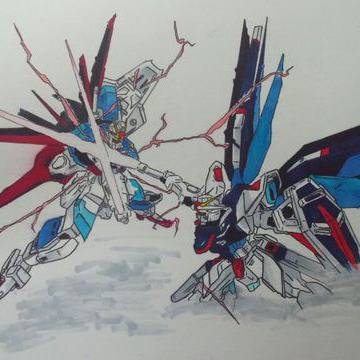 [ガンダムSEED]インパルスVSフリーダム[DESTINY]
