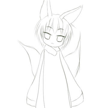 落書き二尾藍