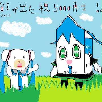 初音ミルクさん、クマ音ミクさん