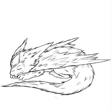 a sleeping dragon