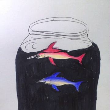 瓶の魚