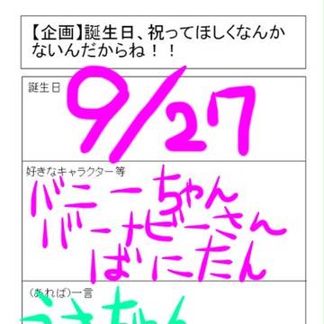 誕生日、祝ってほしくなんかないんだからね!!