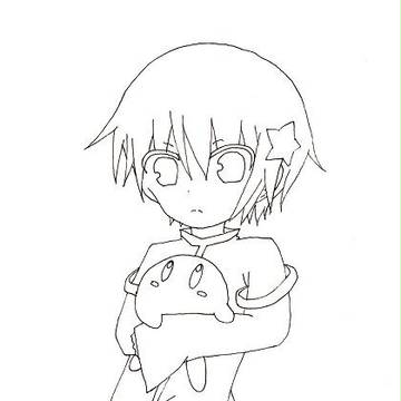 カービィ塗り絵