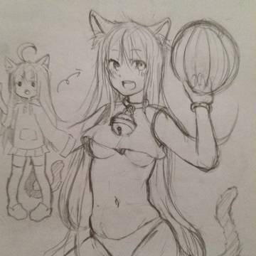 猫耳描きたかった
