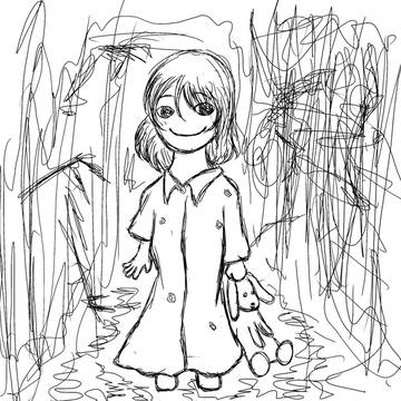 悪夢の子。