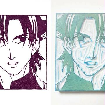 切嗣さん【消しゴムはんこ】