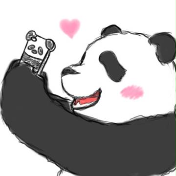 パンダスマフォケース！