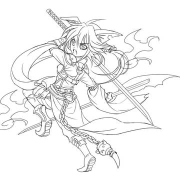 落書き猫剣士