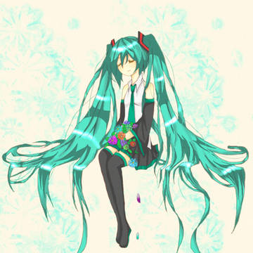 お花とみくさん