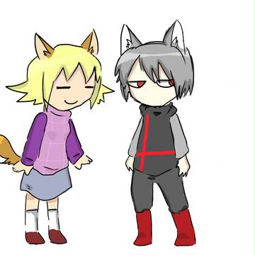 うろおおかみとロンリーウルフ