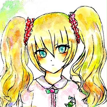 水彩風に創作っ子