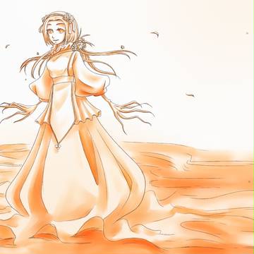 【いろどり】リェス【白+橙】