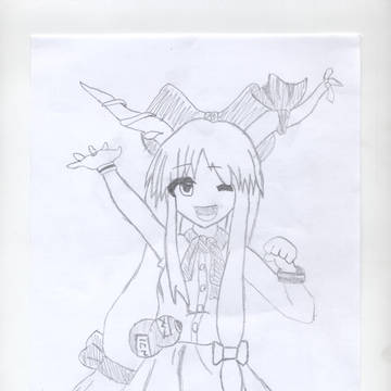 伊吹萃香描いてみた