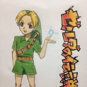 イナズマイレブンの絵柄で時オカリンク
