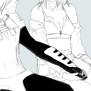 手をつなぎながら
