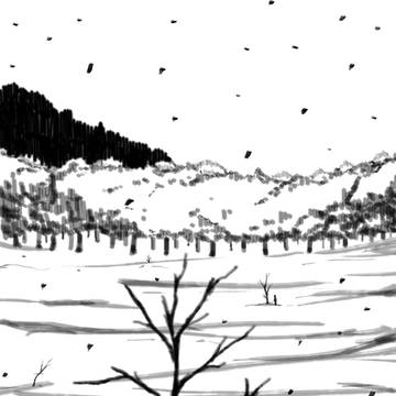 空き時間に　試しに背景