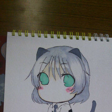 ちょこん。