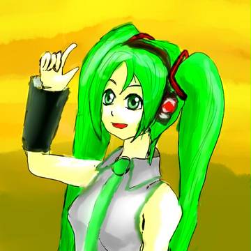 ミク誕の時に描いたやつです(^◇^)