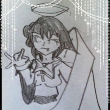雨茅魔奶 オリジナルキャラクター 堕天使姿