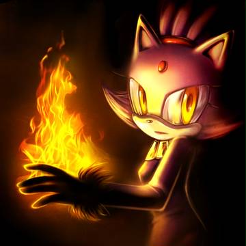 暗闇の中で火災 | ブレイズ・ザ・キャット
