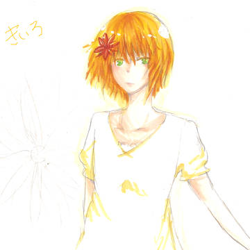 黄色の女の子