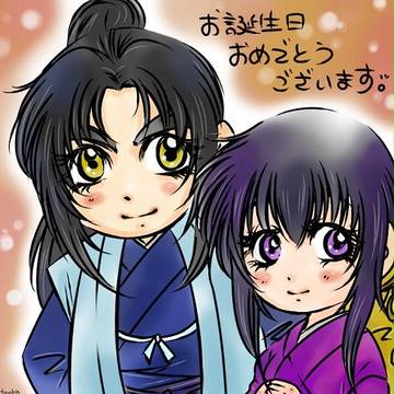 弦之介と朧　