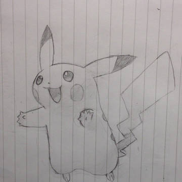 ピカチュウ模写