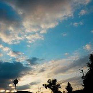 夕暮れ接近中