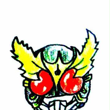 仮面ライダークウガを描いたみたいです。