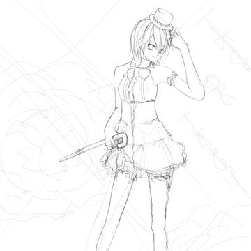 ハロウィン絵らっふ