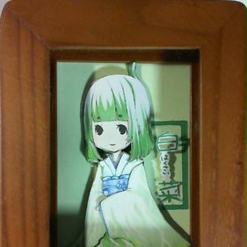擬人化白菜ちゃんシャドーアートで作ってみた